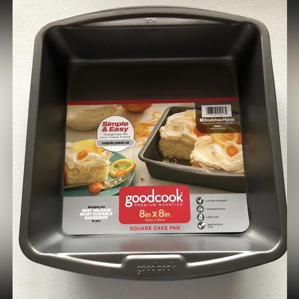 Good Cook Premium Non Stick 8” X 8” Square Pan - NEW